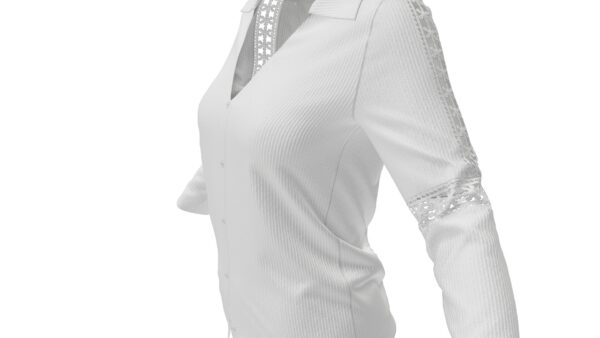 Lace Trim Cardigan - Image 3