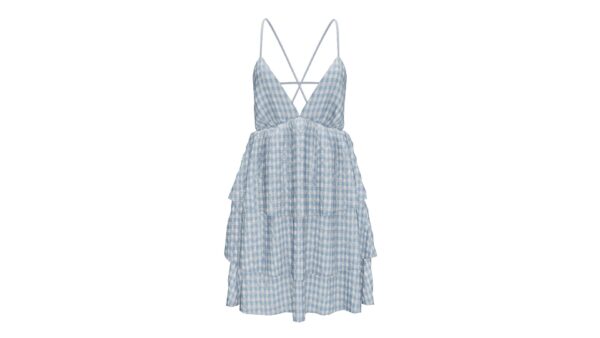 Gingham Seersucker Dress