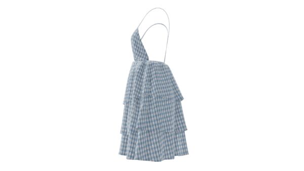 Gingham Seersucker Dress - Image 4
