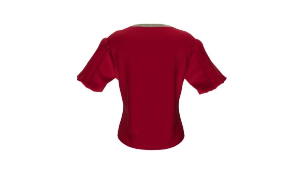 Pleated Sleeve Top - Image 4