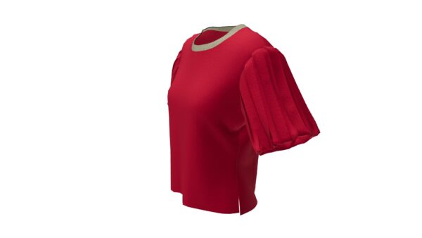 Pleated Sleeve Top - Image 3