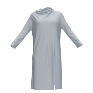 Drape Neck Dress