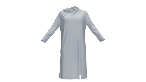 Drape Neck Dress