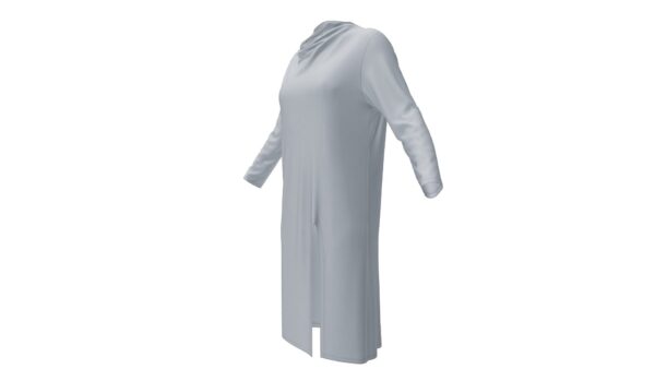 Drape Neck Dress - Image 3