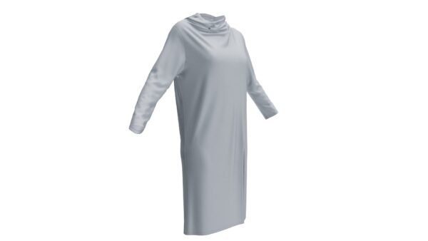 Drape Neck Dress - Image 4