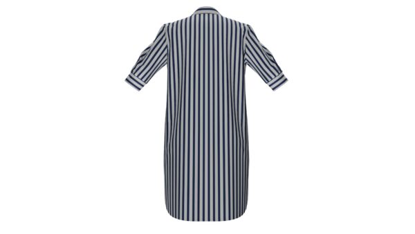 Striped Shirt Dress - Image 2