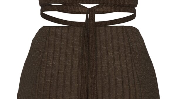 Wrap Tie Waist Dress - Image 4