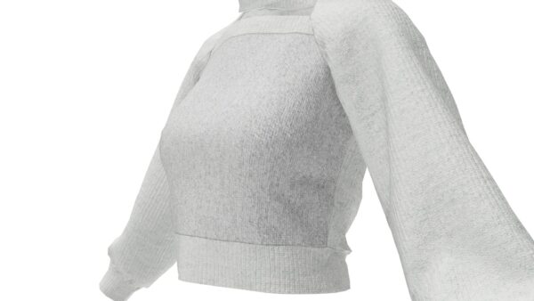 Off-shoulder Chest Sweater - Image 4