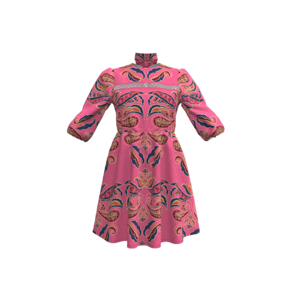 Halter Bow Neck Dress - Image 4
