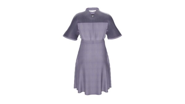 Mesh Blocking Dress - Image 5