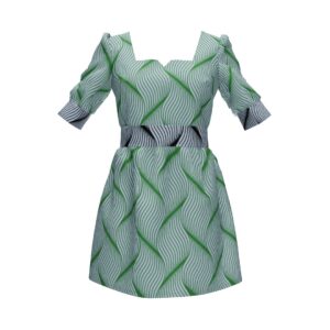 Heart Neck Short Dress