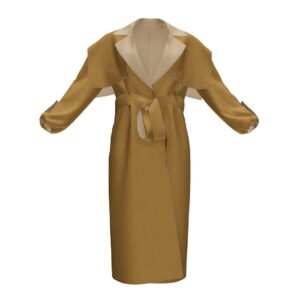 Tie-up Trench Coat