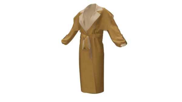Tie-up Trench Coat - Image 3