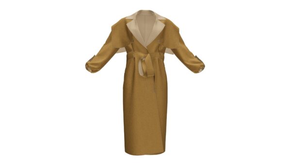 Tie-up Trench Coat