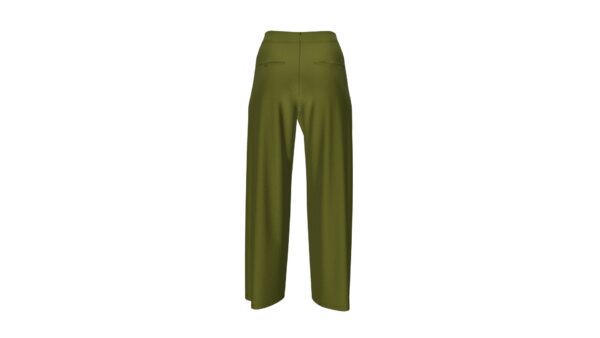 Long Wide Pareo Cross Over Woven Trousers - Image 5