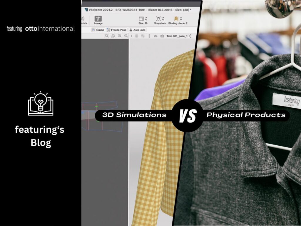 3D simulations of fashion items